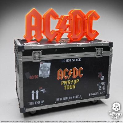 AC/DC Estatua Rock Ikonz On Tour PWR UP Tour Road Case