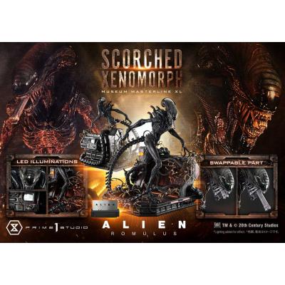 Alien: Romulus Estatua Museum Masterline XL 1/3 Scorched Xenomorph 98 cm