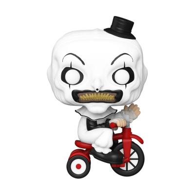 Terrifier POP! Movies Vinyl Figura Art the Clown w/bike 9 cm