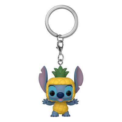 Lilo & Stitch Llaveros Pocket POP! Vinyl Stitch as Pineapple 4 cm Expositor (12)
