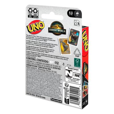 Jurassic World: El Renacer UNO Juego de Cartas