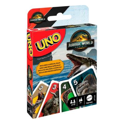 Jurassic World: El Renacer UNO Juego de Cartas