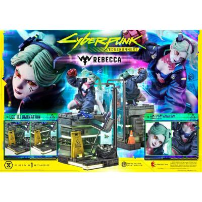Cyberpunk: Edgerunners Estatua Real Elite Masterline Series 1/4 Rebecca 54 cm