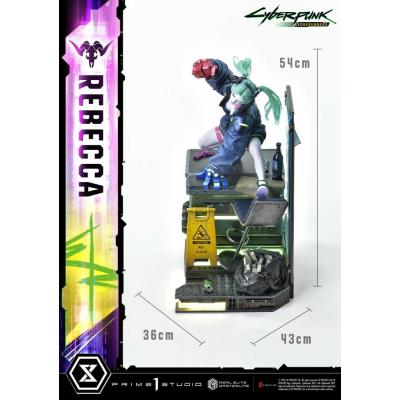 Cyberpunk: Edgerunners Estatua Real Elite Masterline Series 1/4 Rebecca 54 cm