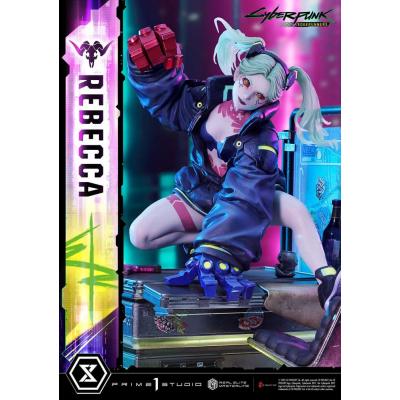 Cyberpunk: Edgerunners Estatua Real Elite Masterline Series 1/4 Rebecca 54 cm