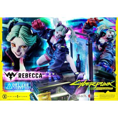 Cyberpunk: Edgerunners Estatua Real Elite Masterline Series 1/4 Rebecca Deluxe Version 54 cm