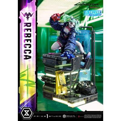 Cyberpunk: Edgerunners Estatua Real Elite Masterline Series 1/4 Rebecca Deluxe Version 54 cm