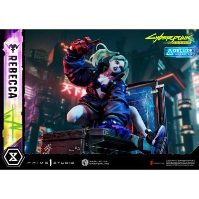 Cyberpunk: Edgerunners Estatua Real Elite Masterline Series 1/4 Rebecca Deluxe Version 54 cm