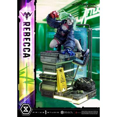 Cyberpunk: Edgerunners Estatua Real Elite Masterline Series 1/4 Rebecca Deluxe Version 54 cm