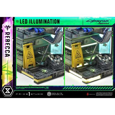 Cyberpunk: Edgerunners Estatua Real Elite Masterline Series 1/4 Rebecca Deluxe Version 54 cm