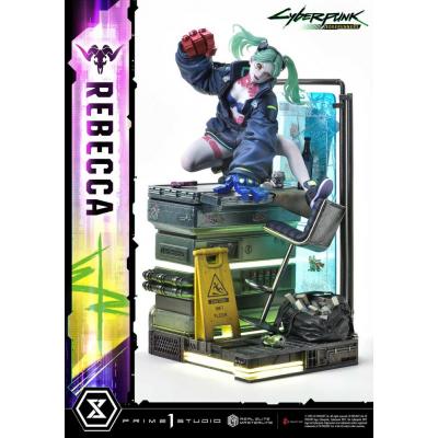 Cyberpunk: Edgerunners Estatua Real Elite Masterline Series 1/4 Rebecca Deluxe Version 54 cm