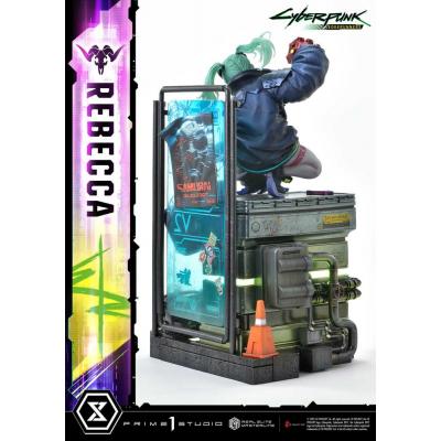 Cyberpunk: Edgerunners Estatua Real Elite Masterline Series 1/4 Rebecca Deluxe Version 54 cm
