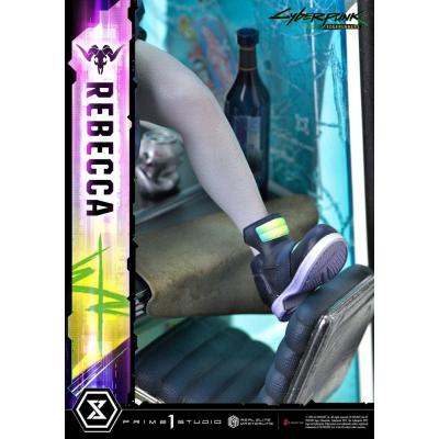 Cyberpunk: Edgerunners Estatua Real Elite Masterline Series 1/4 Rebecca Deluxe Version 54 cm
