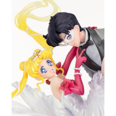 Sailor Moon Estatua PVC FiguartsZERO Chouette Usagi & Tuxedo Mask Moonlight Glow Edition 24 cm