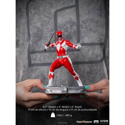 Power Rangers Estatua 1/10 BDS Art Scale Red Ranger 17 cm