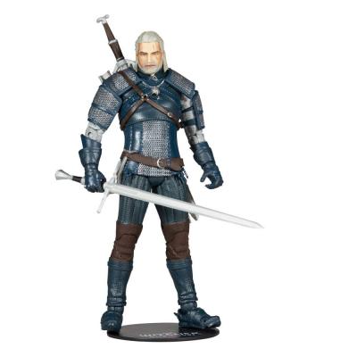 The Witcher Figura Geralt of Rivia (Viper Armor: Teal Dye) 18 cm