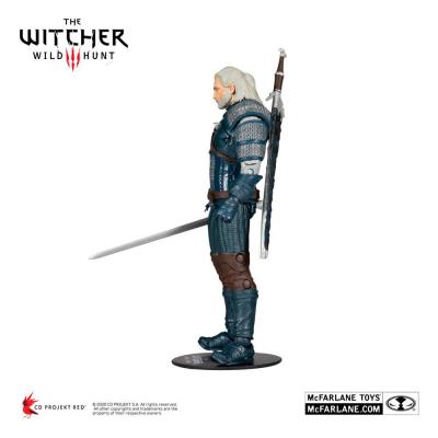 The Witcher Figura Geralt of Rivia (Viper Armor: Teal Dye) 18 cm