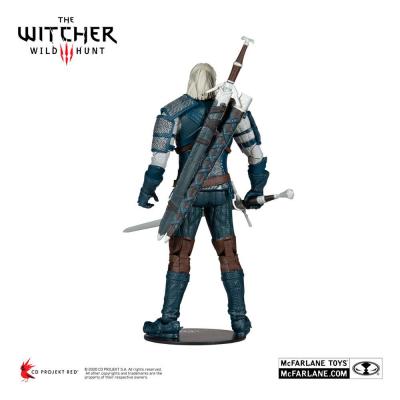 The Witcher Figura Geralt of Rivia (Viper Armor: Teal Dye) 18 cm