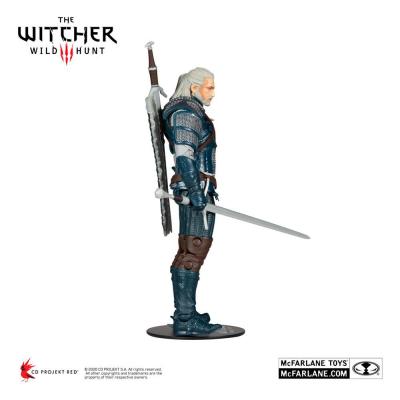 The Witcher Figura Geralt of Rivia (Viper Armor: Teal Dye) 18 cm