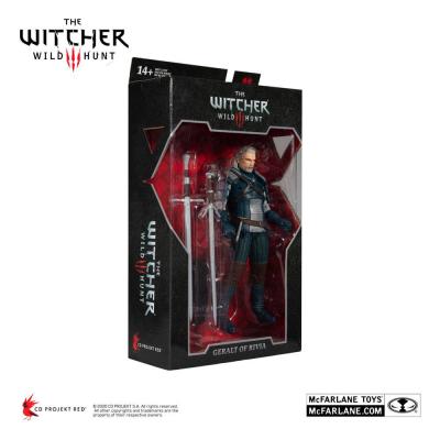 The Witcher Figura Geralt of Rivia (Viper Armor: Teal Dye) 18 cm