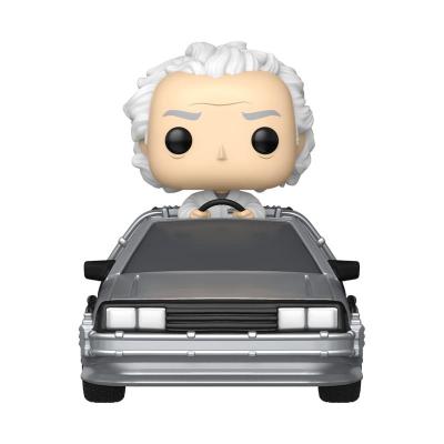 Regreso al Futuro POP! Rides Deluxe Vinyl Figura Doc w/Time Machine 9 cm