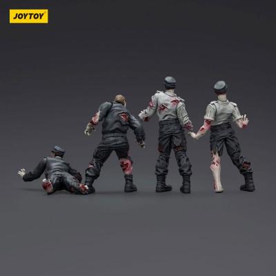 Zombie Pack de 4 Figuras Dark Source Security Guards 8 cm