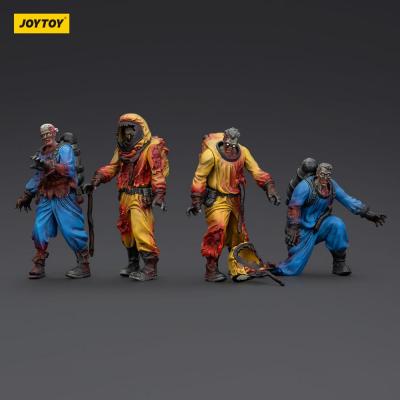 Zombie Pack de 4 Figuras Dark Source Biochemical Lab Team 8 cm