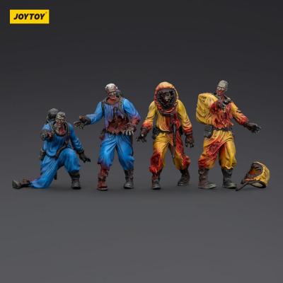 Zombie Pack de 4 Figuras Dark Source Biochemical Lab Team 8 cm