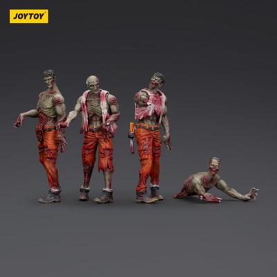 Zombie Pack de 4 Figuras Dark Source Mechanic Team 8 cm