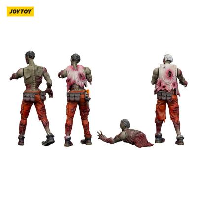 Zombie Pack de 4 Figuras Dark Source Mechanic Team 8 cm