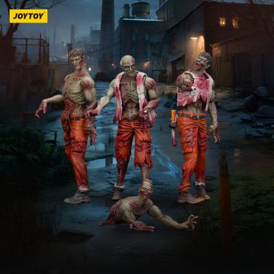 Zombie Pack de 4 Figuras Dark Source Mechanic Team 8 cm
