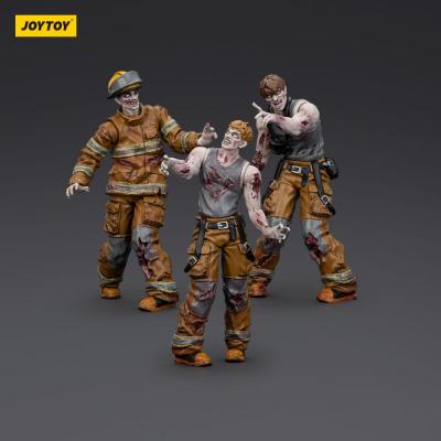 Zombie Pack de 3 Figuras Dark Source Firefighters 8 cm