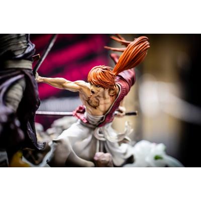 Rurouni Kenshin Estatua Elite Exclusive 1/6 Kenshin vs. Shishio 25th Anniversary Edition 60 cm