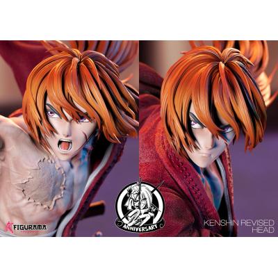 Rurouni Kenshin Estatua Elite Exclusive 1/6 Kenshin vs. Shishio 25th Anniversary Edition 60 cm