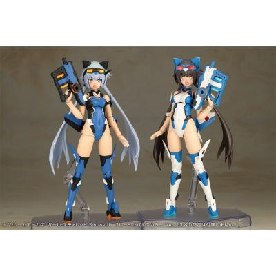 Frame Arms Girl Maqueta Plastic Model Kit Stylet Swimsuit Blue Impulse Color Ver. 16 cm