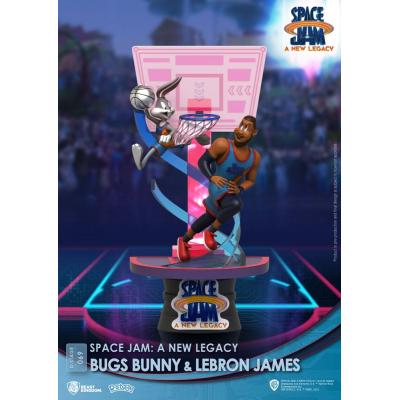 Space Jam: A New Legacy Diorama PVC D-Stage Bugs Bunny & Lebron James New Version 15 cm