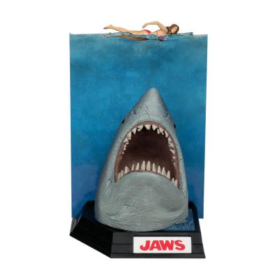 Tiburón Estatua PVC Movie Maniacs Jaws (50th Anniversary) 16 cm