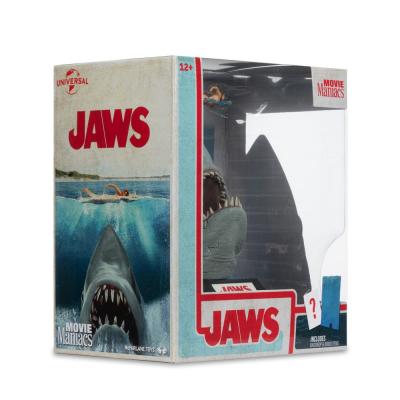 Tiburón Estatua PVC Movie Maniacs Jaws (50th Anniversary) 16 cm