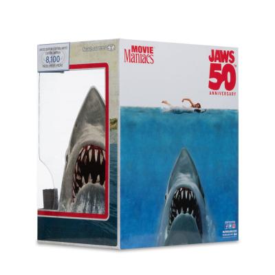 Tiburón Estatua PVC Movie Maniacs Jaws (50th Anniversary) 16 cm