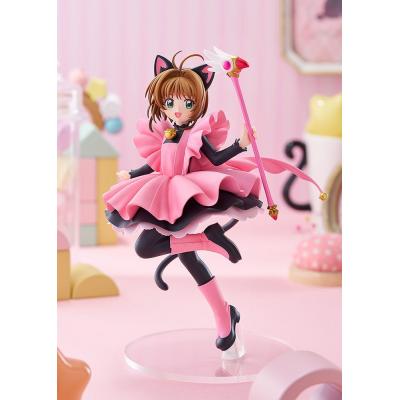 Cardcaptor Sakura Estatua PVC Pop Up Parade Sakura Kinomoto: Black Cat Costume Ver. L Size 22 cm
