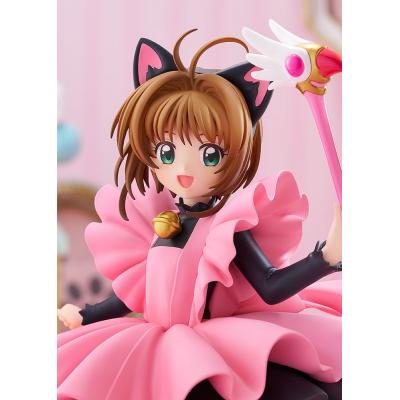 Cardcaptor Sakura Estatua PVC Pop Up Parade Sakura Kinomoto: Black Cat Costume Ver. L Size 22 cm