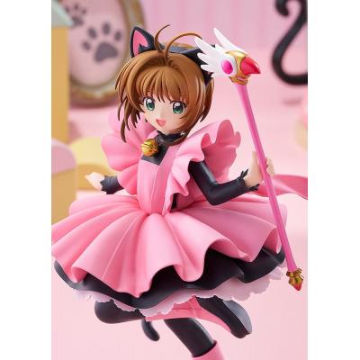 Cardcaptor Sakura Estatua PVC Pop Up Parade Sakura Kinomoto: Black Cat Costume Ver. L Size 22 cm