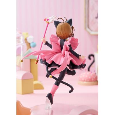 Cardcaptor Sakura Estatua PVC Pop Up Parade Sakura Kinomoto: Black Cat Costume Ver. L Size 22 cm