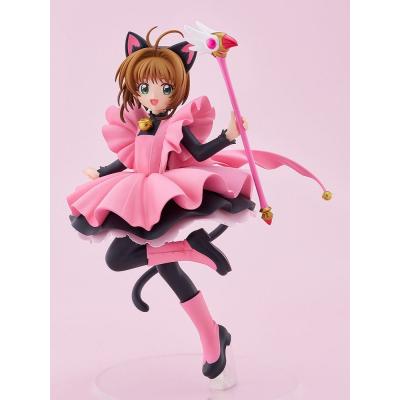 Cardcaptor Sakura Estatua PVC Pop Up Parade Sakura Kinomoto: Black Cat Costume Ver. L Size 22 cm