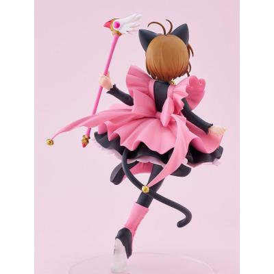 Cardcaptor Sakura Estatua PVC Pop Up Parade Sakura Kinomoto: Black Cat Costume Ver. L Size 22 cm