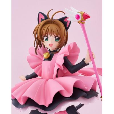Cardcaptor Sakura Estatua PVC Pop Up Parade Sakura Kinomoto: Black Cat Costume Ver. L Size 22 cm