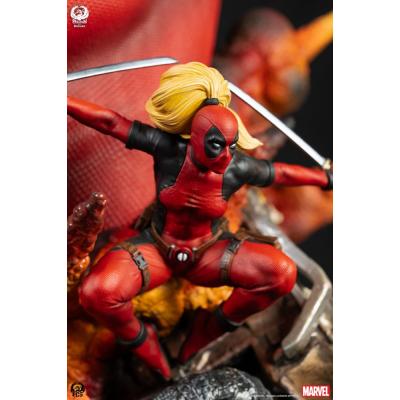 Marvel Busto Fine Art Deadpool Deluxe Edition 42 cm