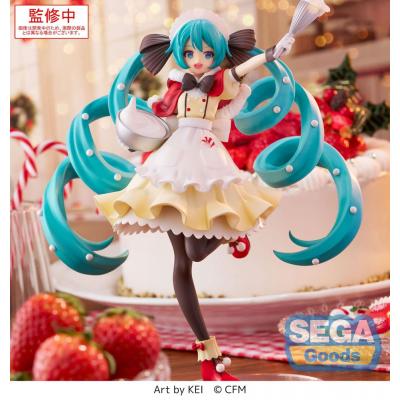 Character Vocal Series 01: Hatsune Miku Estatua Luminasta PVC Hatsune Miku Christmas 2025 20 cm