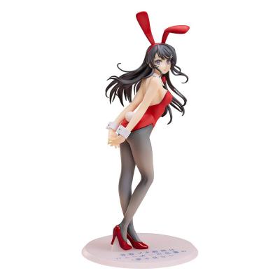 Rascal Does Not Dream of Bunny Girl Senpai Estatua 1/7 Mai Sakurajima Red Bunny Girl Ver. 27 cm