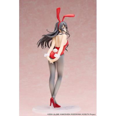 Rascal Does Not Dream of Bunny Girl Senpai Estatua 1/7 Mai Sakurajima Red Bunny Girl Ver. 27 cm